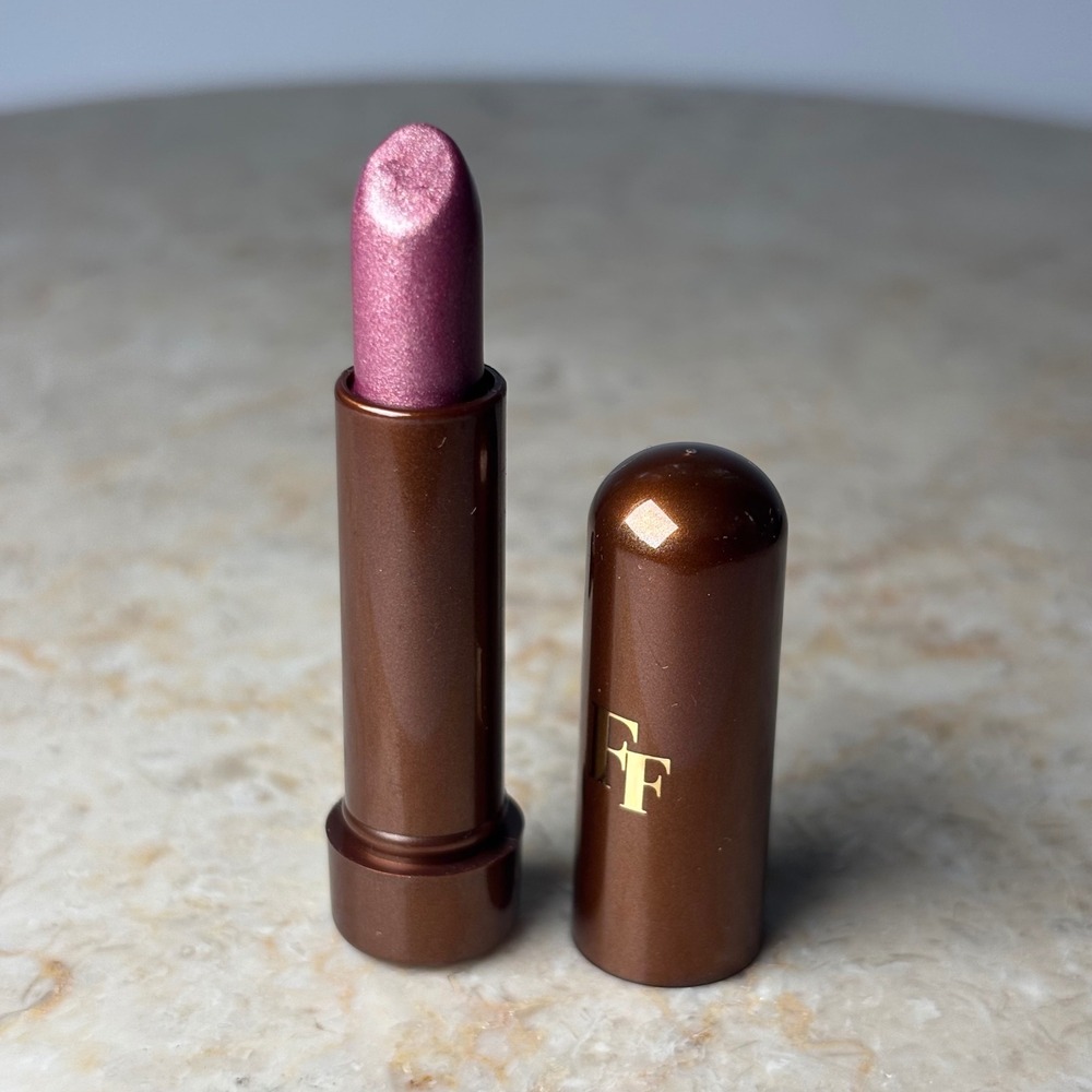 Fashion Fair Lipstick Lolita It Girl Mini Pink Mauve Metallic Shimmer Vintage